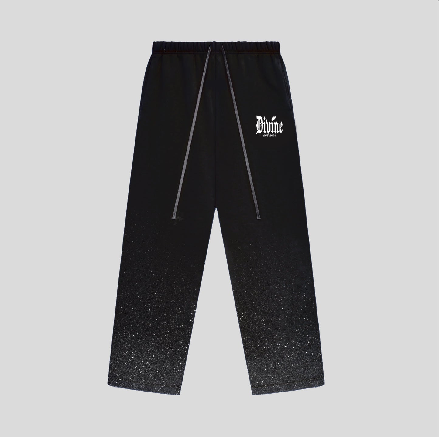 Black STARS Sweatpants