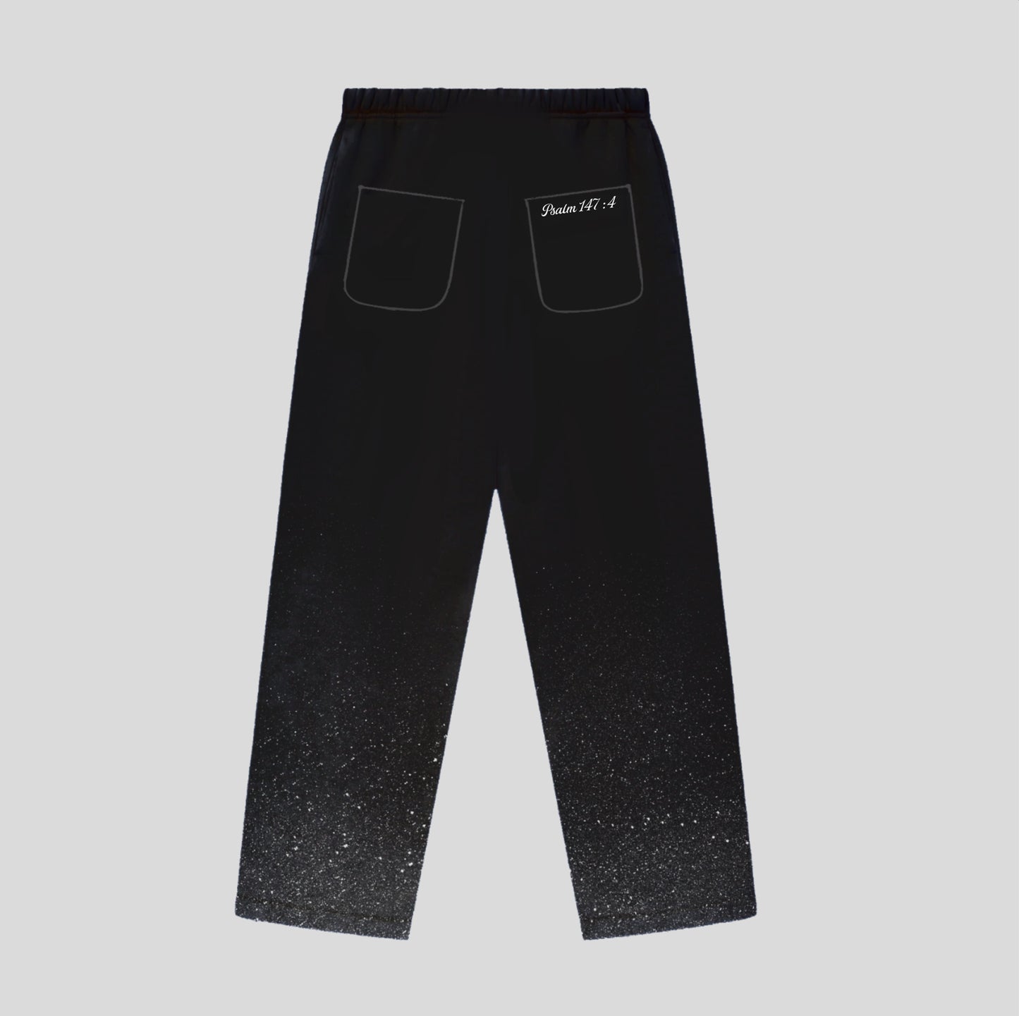 Black STARS Sweatpants