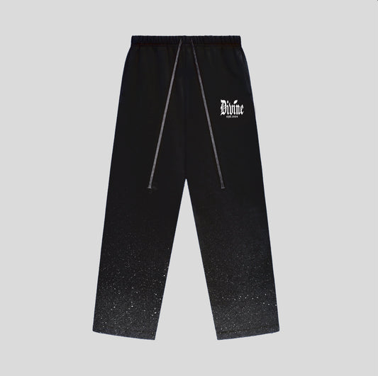 Black STARS Sweatpants